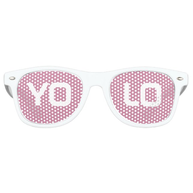 LUNETTES DE FÊTE RETRO YOLO (Devant)