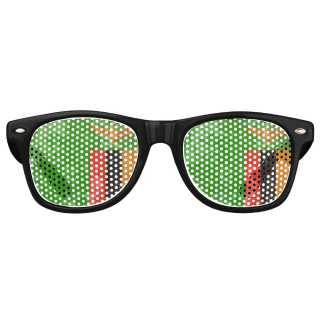 Lunettes De Fête Retro Zambie (Devant)