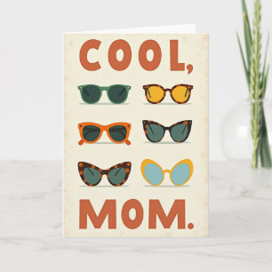 Lunettes de Mamans Géniales Carte de Fête des Mère