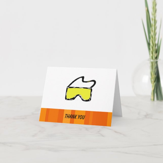 Lunettes de Ski Merci (Devant)