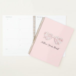 Lunettes de soleil à cœur rose blush Citation