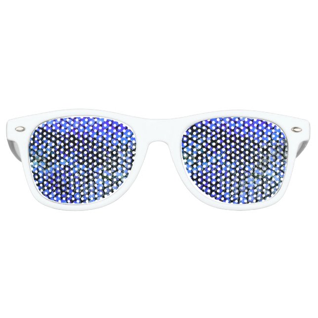 Lunettes de soleil à échelle bleue (Devant)