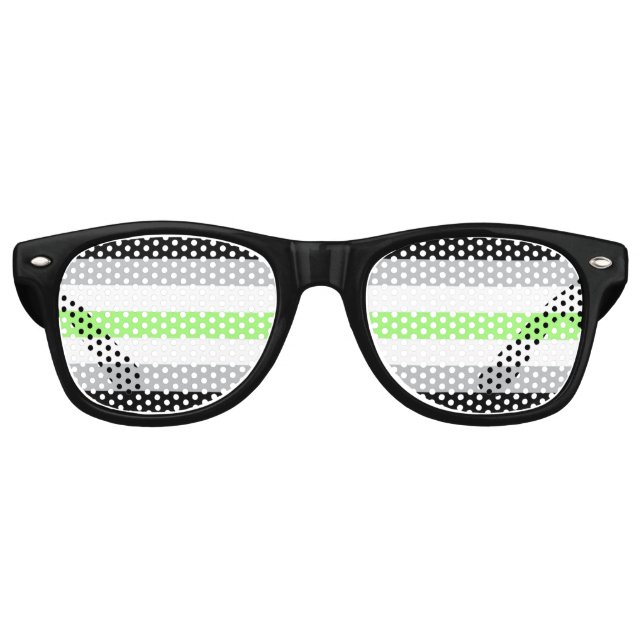 Lunettes de soleil Agender Pride (Devant)