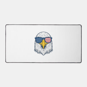Lunettes de soleil aigle patriotique dessin vector