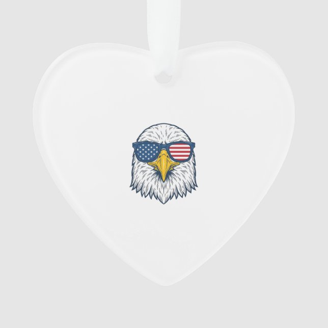 Lunettes de soleil aigle patriotique dessin vector (devant)