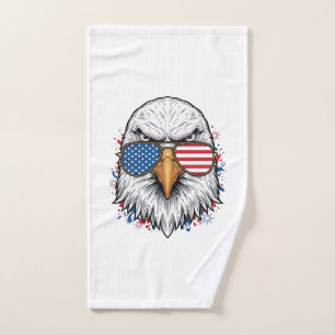 Lunettes de soleil aigle patriotique Vintage Vecto