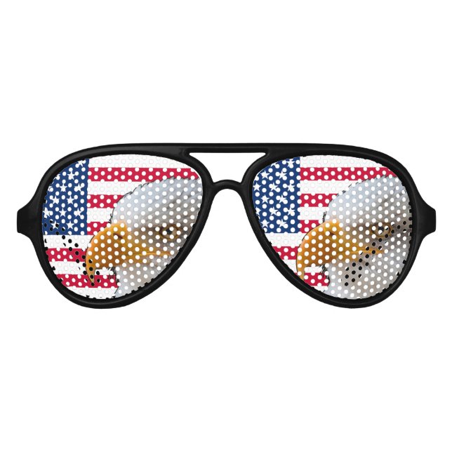 Lunettes de soleil American Flag & Eagle Party (Devant)