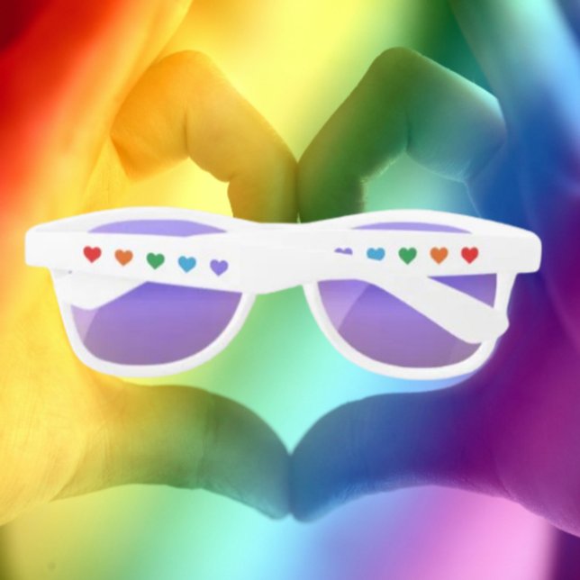 Lunettes de soleil Arc-en-cœur Vibes (Créateur téléchargé)