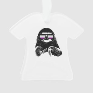 Lunettes de soleil asexuelles de drapeau de