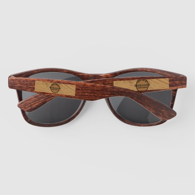 lunettes de soleil avec logo StickeerCO (Dos)