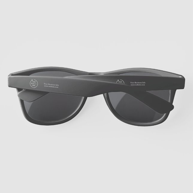 Lunettes de soleil Black Logo - Swag personnalisé  (Dos)