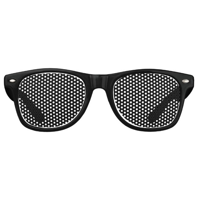 Lunettes de soleil Black Retro personnalisées - Fê (Devant)