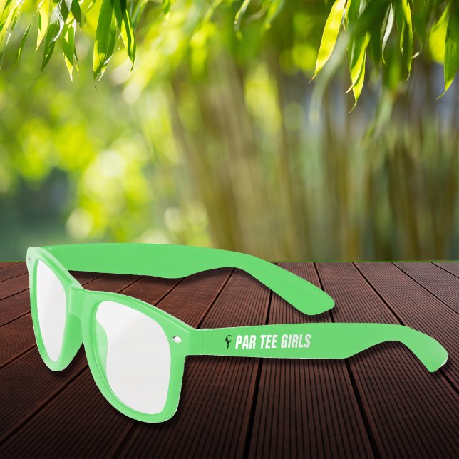 Lunettes De Soleil Cadeau de fête de Bachelorette de golf Par Tee  (Golf Bachelorette Party Favor Par Tee Sunglasses)