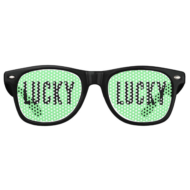LUNETTES DE SOLEIL CHANCEUSES DE LA SAINT-PATRICK (Devant)