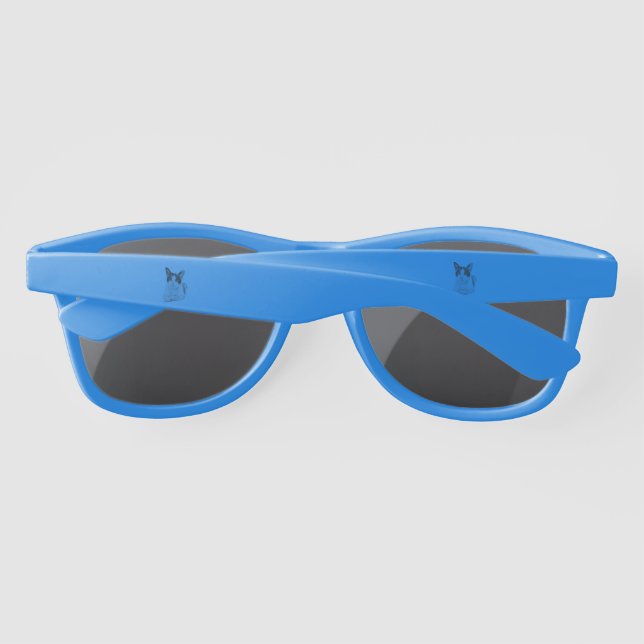 Lunettes De Soleil Chat en demi-teinte (Dos)