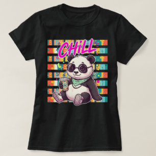Lunettes de soleil Chill Panda Bear T-Shirt graphi