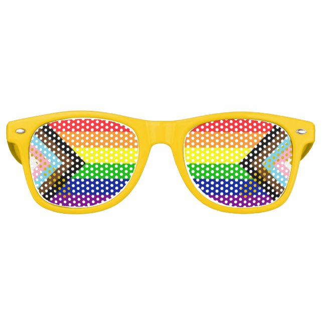 Lunettes de soleil classiques LGBTQ+ Gay Progress  (Devant)