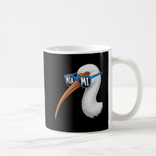 Lunettes de soleil Cool Miami Ibis Blanc Mug Oisea