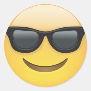 Lunettes de soleil cool Stickers Emoji Dude
