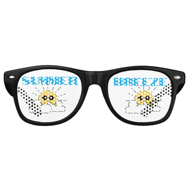 Lunettes de soleil de fête Grumpy sun Brise d'été (Devant)