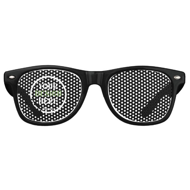 lunettes de soleil de fête personnalisées, uniques (Devant)