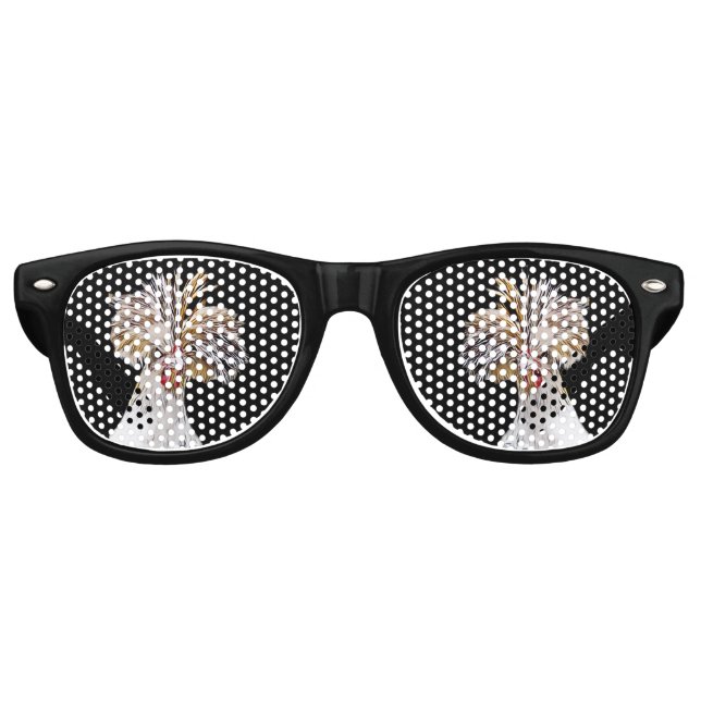 Lunettes de soleil de la fête du poulet polonais (Devant)