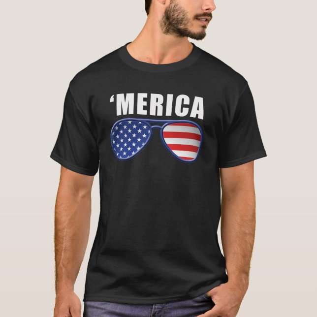 Lunettes de soleil de Merica - T-shirt (Devant)