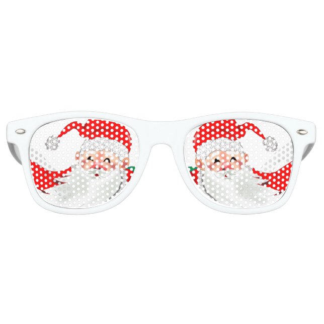 Lunettes de soleil de Noël avec Père Noël (Devant)