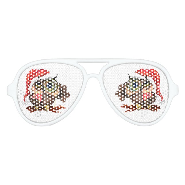 Lunettes de soleil de Noël Cadeau Chouette bébé av (Devant)