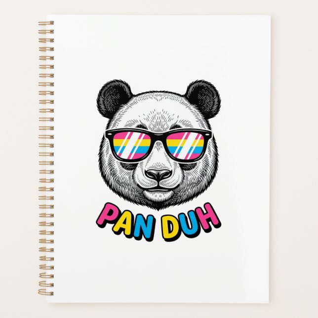 Lunettes de soleil de Panda drôle Vintage Gravure  (Devant)