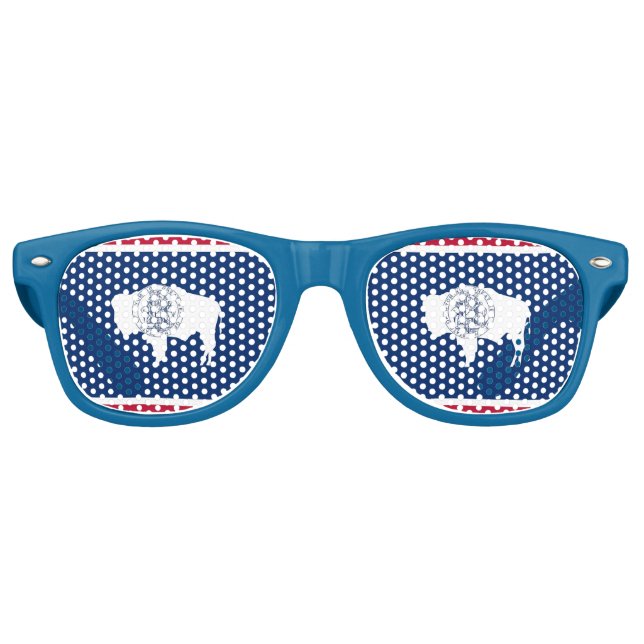 Lunettes de soleil de Party Shades - drapeau du Wy (Devant)