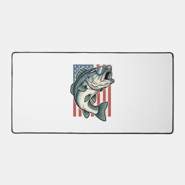 Lunettes de soleil de pêche à la basse patriotique (Recto)