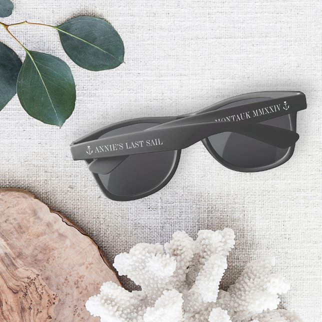 Lunettes De Soleil Dernière voile avant le voile nautique enterrement (Créateur téléchargé)