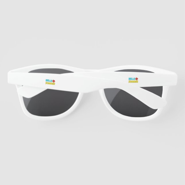 Lunettes de soleil d'été Bonjour  (Dos)