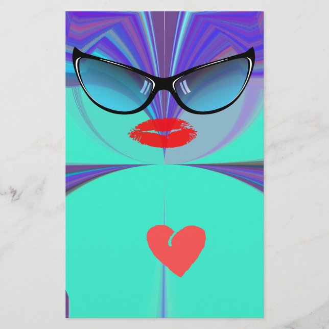 Lunettes de soleil Diva Aura Vibrant Rouge Coeur D (Devant)