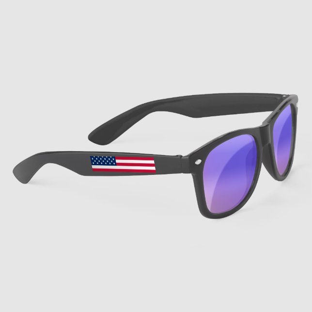 Lunettes de soleil drapeau américain patriotique (Droite)
