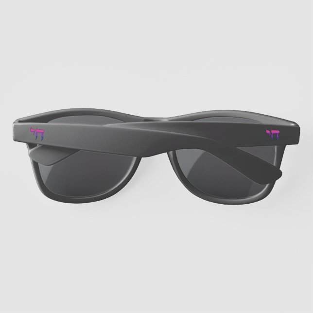 Lunettes De Soleil Drapeau de la fierté Bi Chai (Dos)