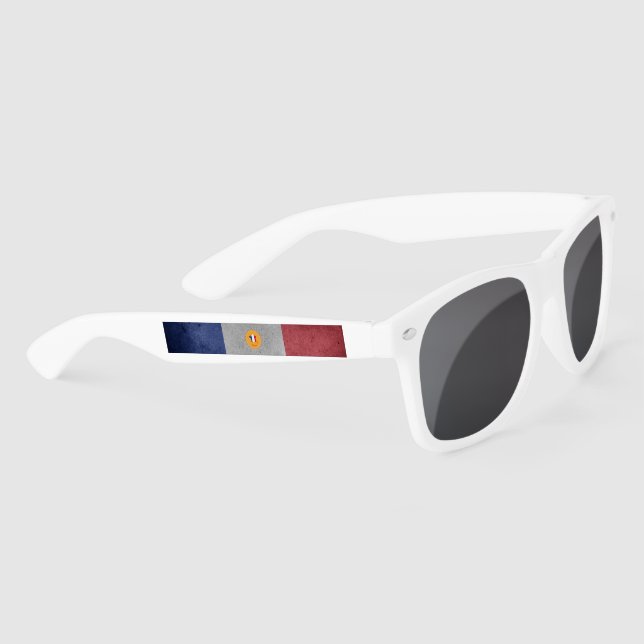 Lunettes De Soleil drapeau français (Droite)