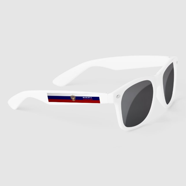 Lunettes De Soleil Drapeau russe et armoiries (Droite)