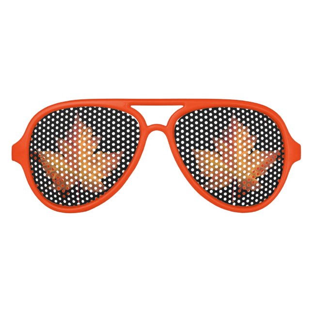 Lunettes de soleil du Canada Amusants Costume souv (Devant)