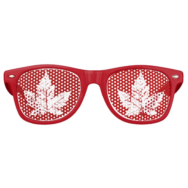 Lunettes de soleil du Canada Amusants Costume souv (Devant)