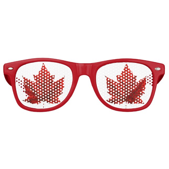 Lunettes de soleil du Canada Amusants Costume souv (Devant)