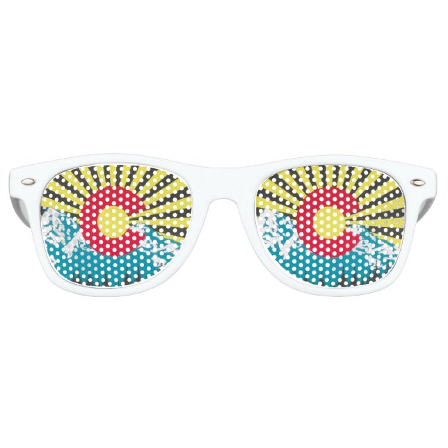 Lunettes de soleil du Colorado Party (Devant)