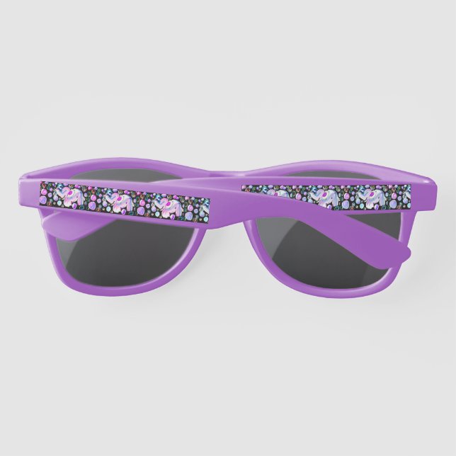 Lunettes De Soleil Eléphant et bulles (Dos)