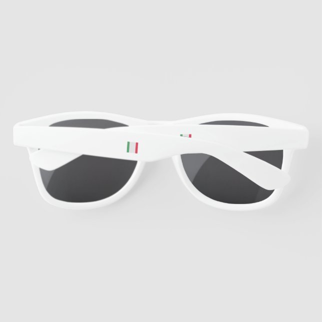 Lunettes De Soleil Emblème du drapeau italien (Dos)