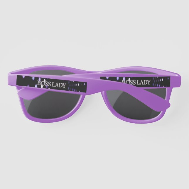 Lunettes de soleil en plastique pour femme chef (Dos)