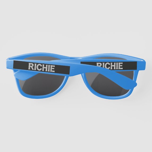 Lunettes de soleil en plastique Richie Diamonds (Dos)