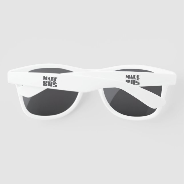 Lunettes De Soleil Fait dans les années 80 (Dos)