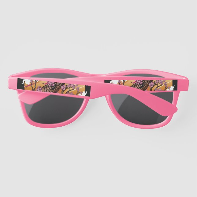 Lunettes De Soleil Fleur de cerisier sauvage (Dos)