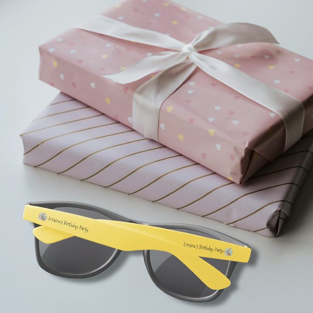 Lunettes De Soleil Floral de champignons de cay poilu Tabby Fairy (Créateur téléchargé)